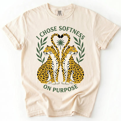 I Chose Softness On Purpose Heavyweight T-Shirt