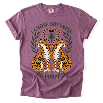 I Chose Softness On Purpose Heavyweight T-Shirt