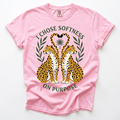 I Chose Softness On Purpose Heavyweight T-Shirt