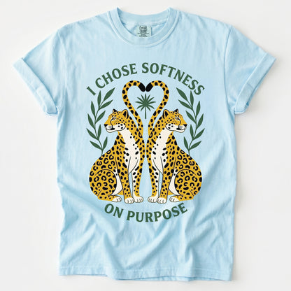 I Chose Softness On Purpose Heavyweight T-Shirt