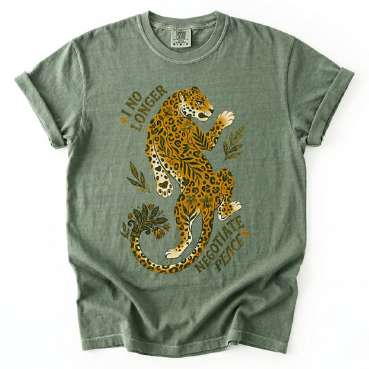 I No Longer Negotiate Peace Heavyweight T-Shirt