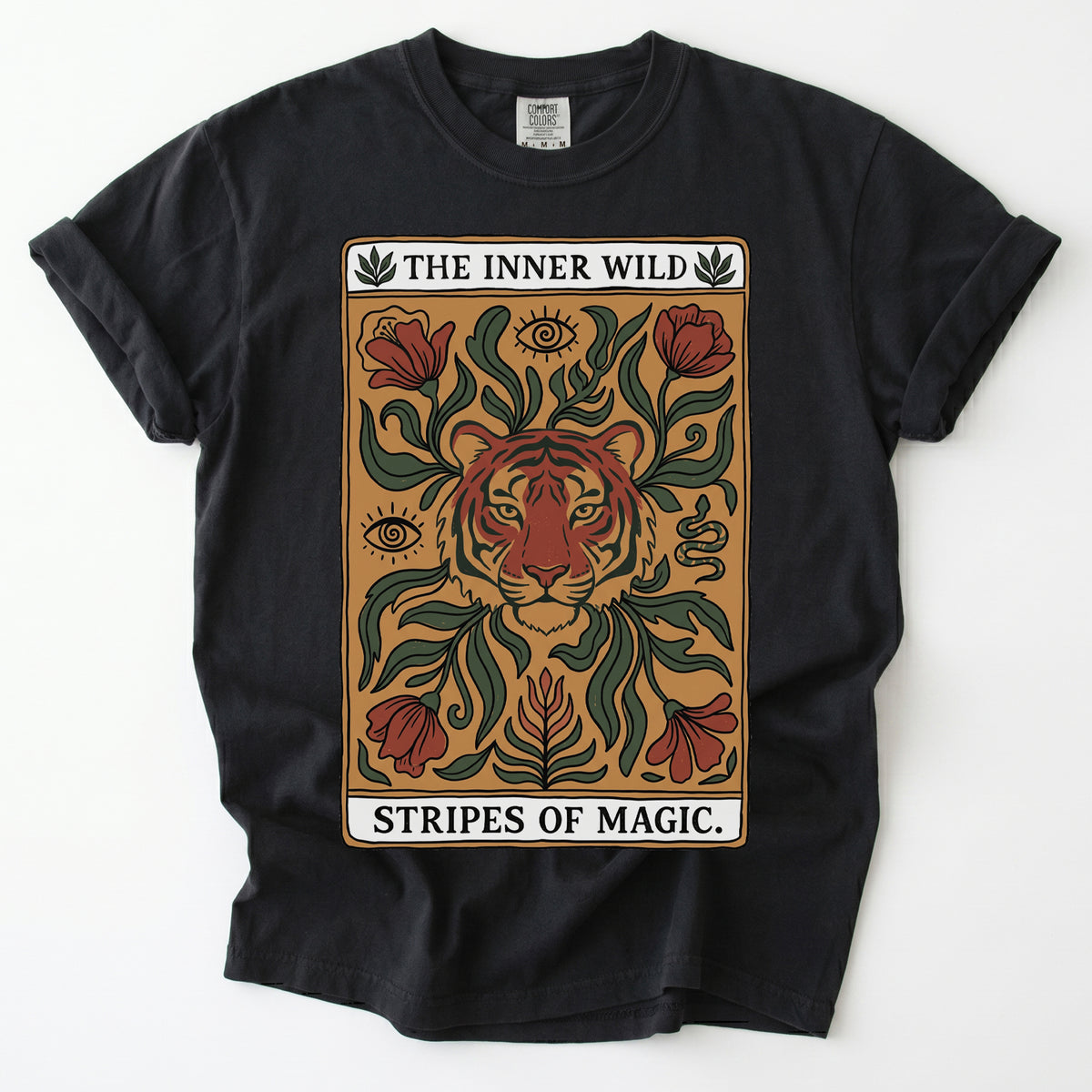 The Inner Wild Tarot Tiger Vintage Washed T-Shirt