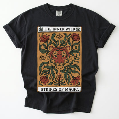 The Inner Wild Tarot Tiger Vintage Washed T-Shirt