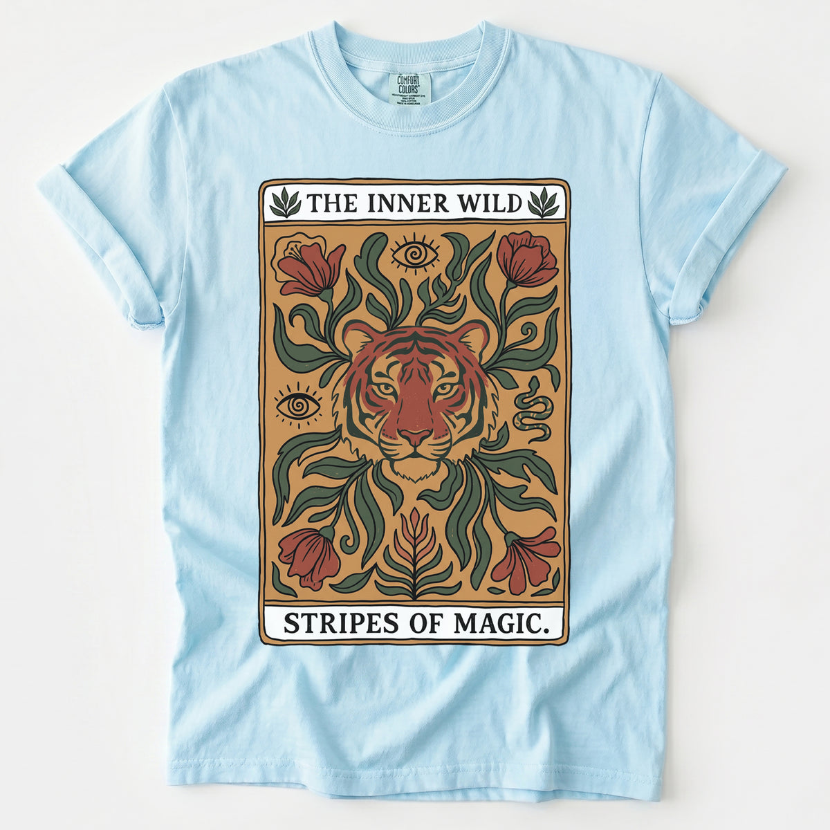 The Inner Wild Tarot Tiger Vintage Washed T-Shirt