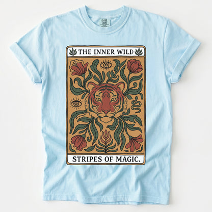 The Inner Wild Tarot Tiger Vintage Washed T-Shirt