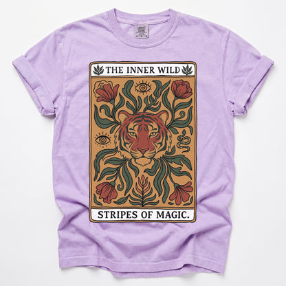 The Inner Wild Tarot Tiger Vintage Washed T-Shirt
