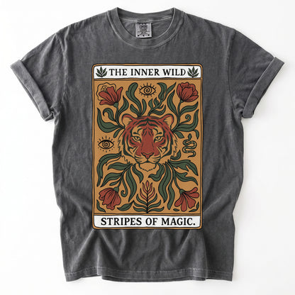 The Inner Wild Tarot Tiger Vintage Washed T-Shirt
