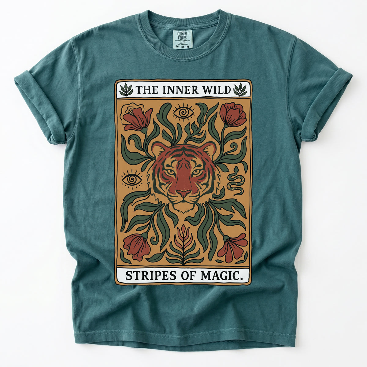 The Inner Wild Tarot Tiger Vintage Washed T-Shirt