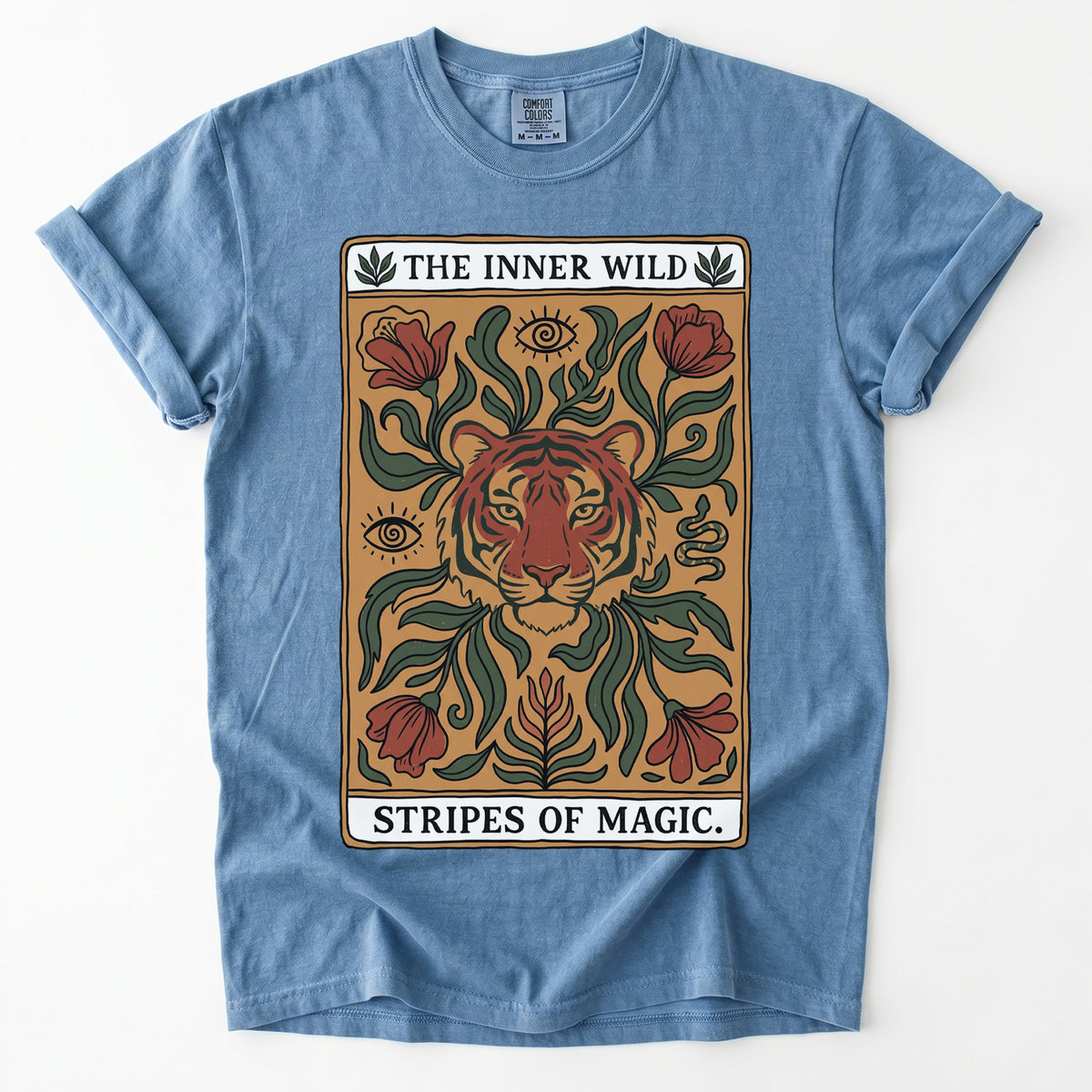 The Inner Wild Tarot Tiger Vintage Washed T-Shirt