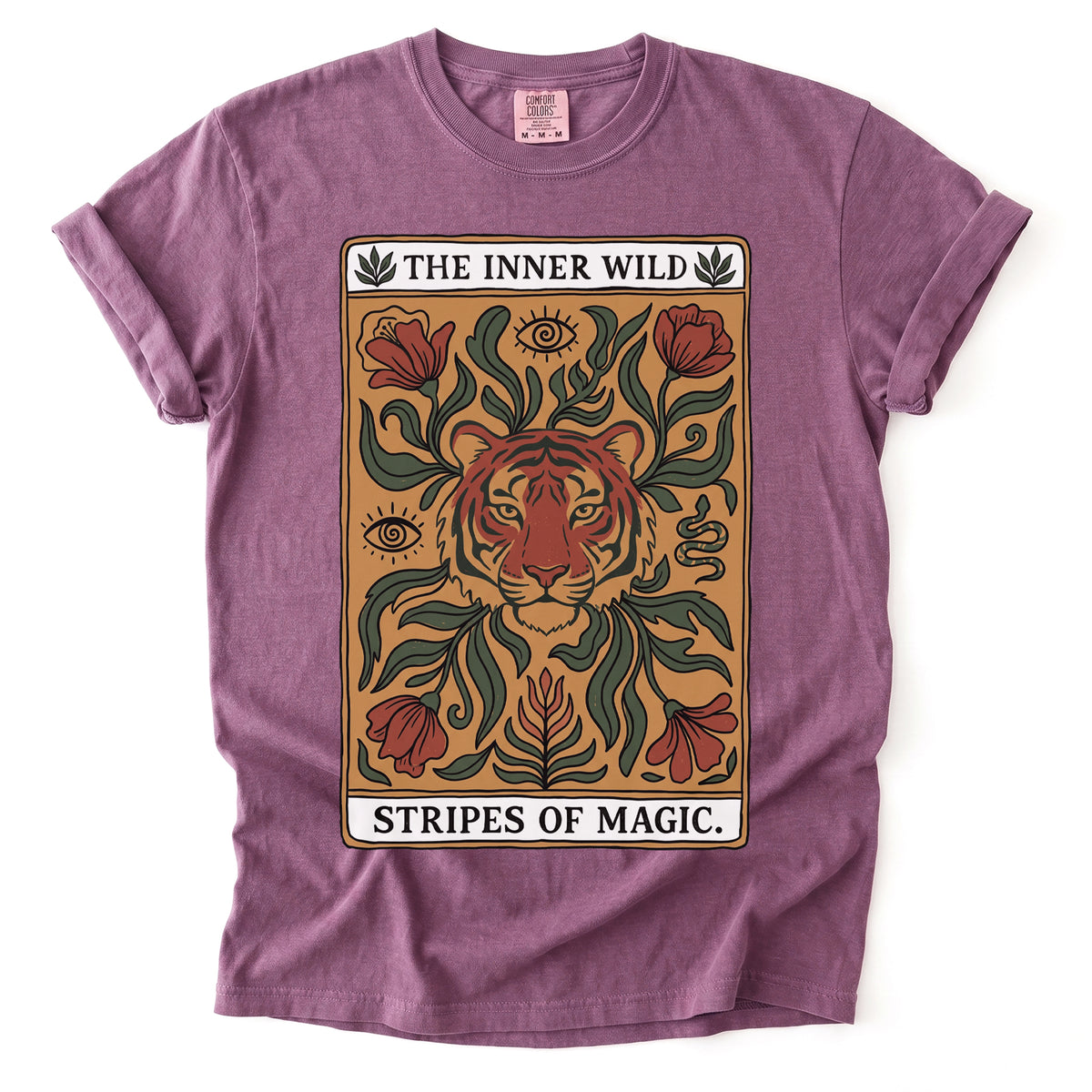 The Inner Wild Tarot Tiger Vintage Washed T-Shirt