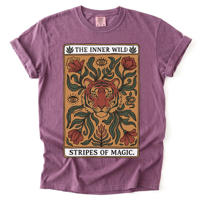 The Inner Wild Tarot Tiger Vintage Washed T-Shirt