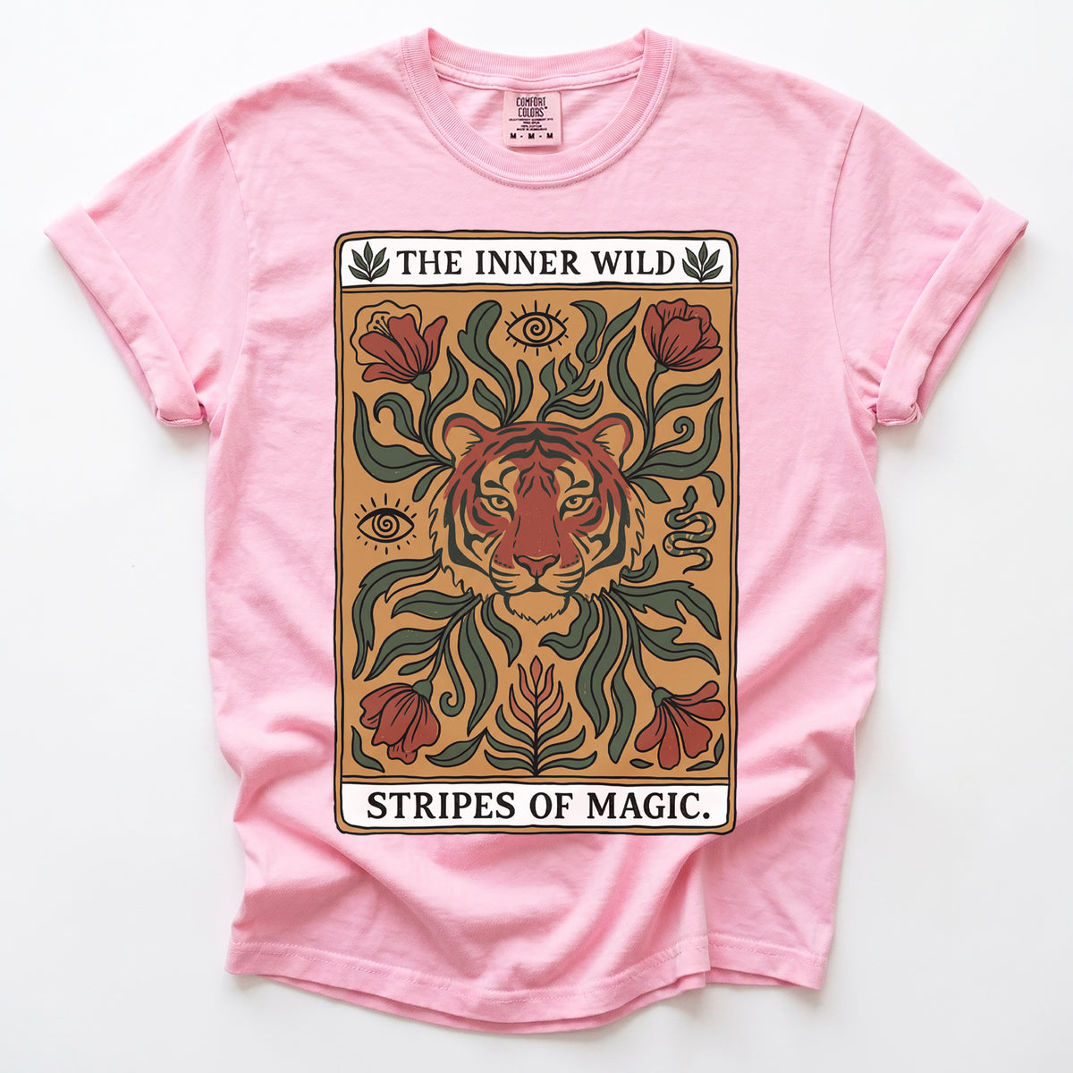 The Inner Wild Tarot Tiger Vintage Washed T-Shirt