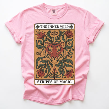The Inner Wild Tarot Tiger Vintage Washed T-Shirt