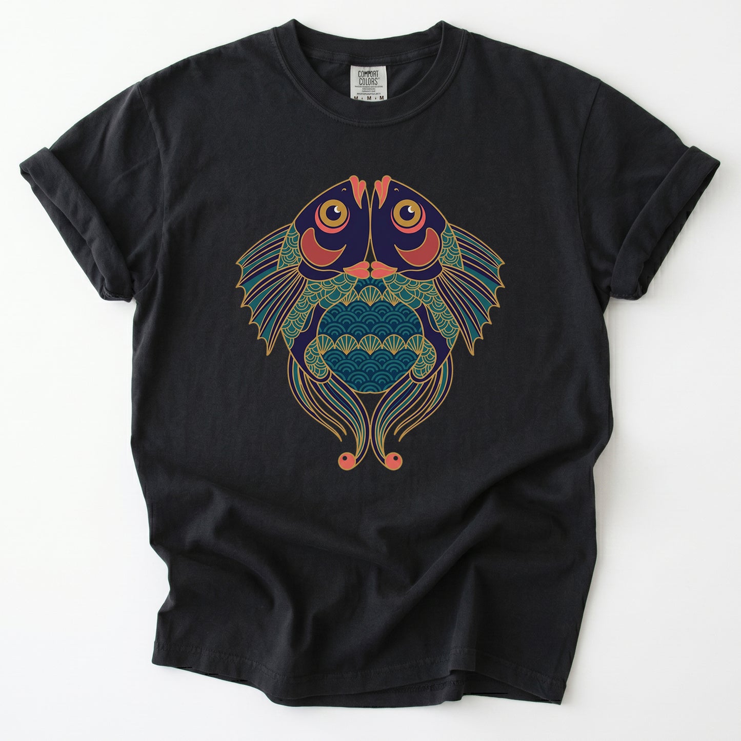 Koi Harmony Vintage Washed T-Shirt