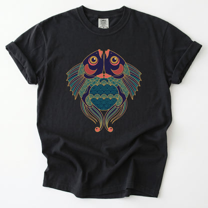 Koi Harmony Vintage Washed T-Shirt