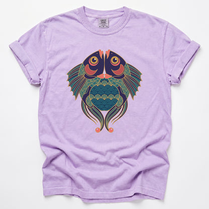 Koi Harmony Vintage Washed T-Shirt