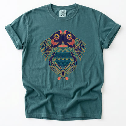 Koi Harmony Vintage Washed T-Shirt