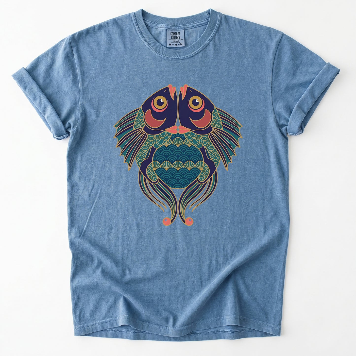 Koi Harmony Vintage Washed T-Shirt