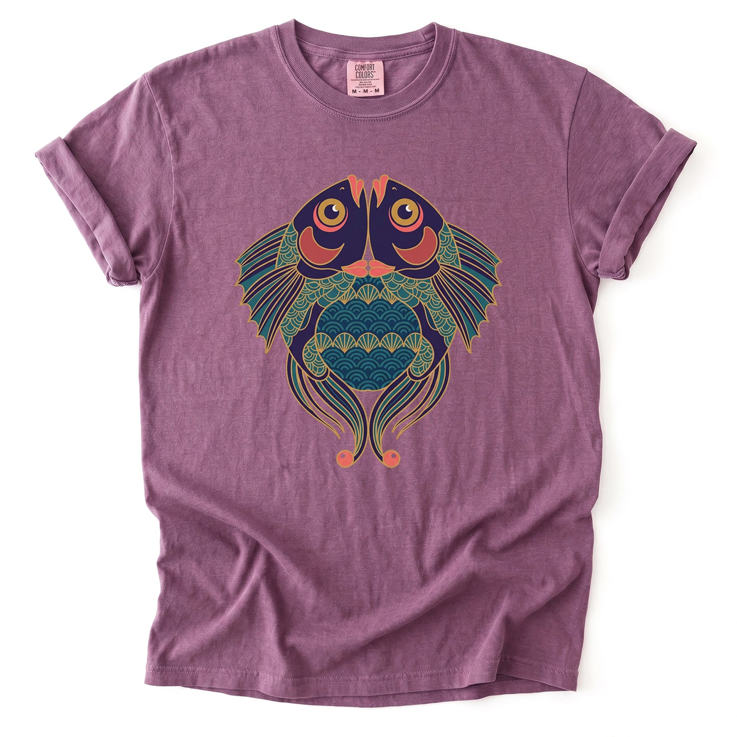 Koi Harmony Vintage Washed T-Shirt