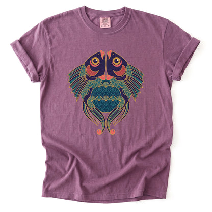 Koi Harmony Vintage Washed T-Shirt