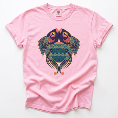 Koi Harmony Vintage Washed T-Shirt