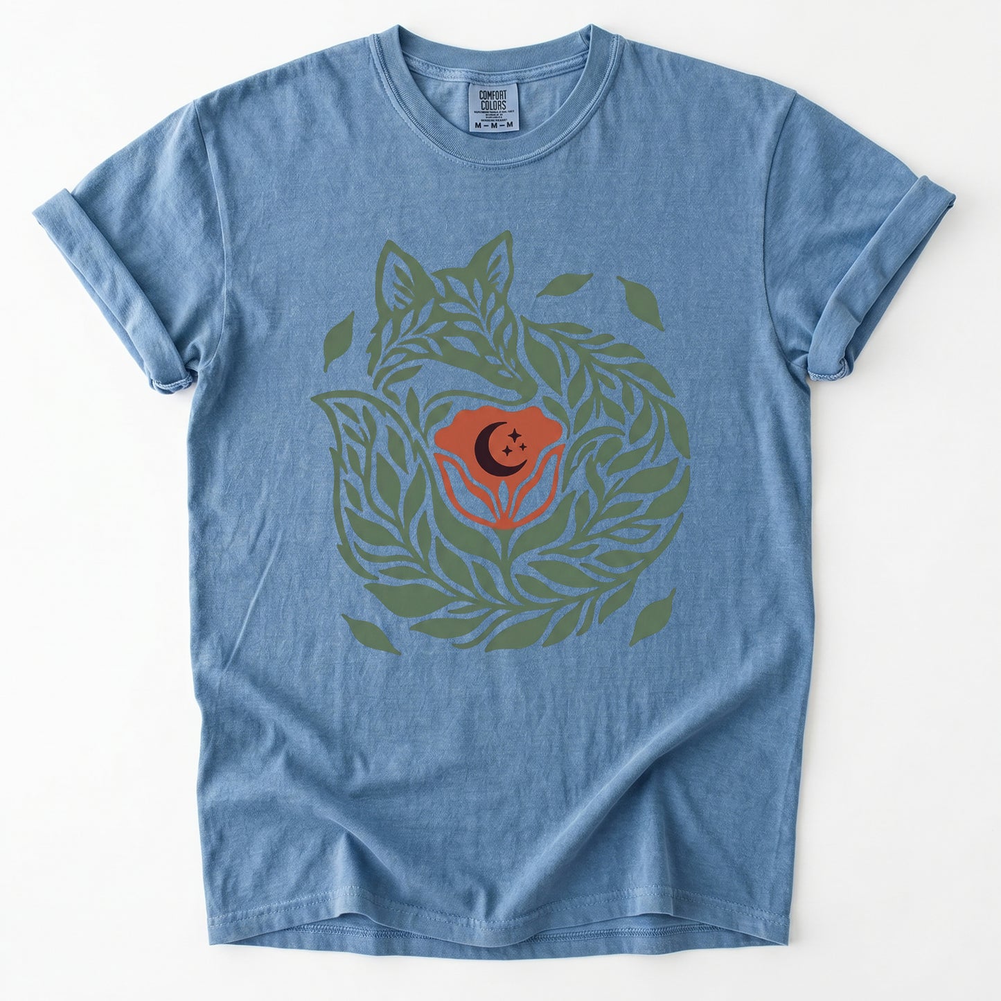 Leaf Fox Vintage Washed T-Shirt