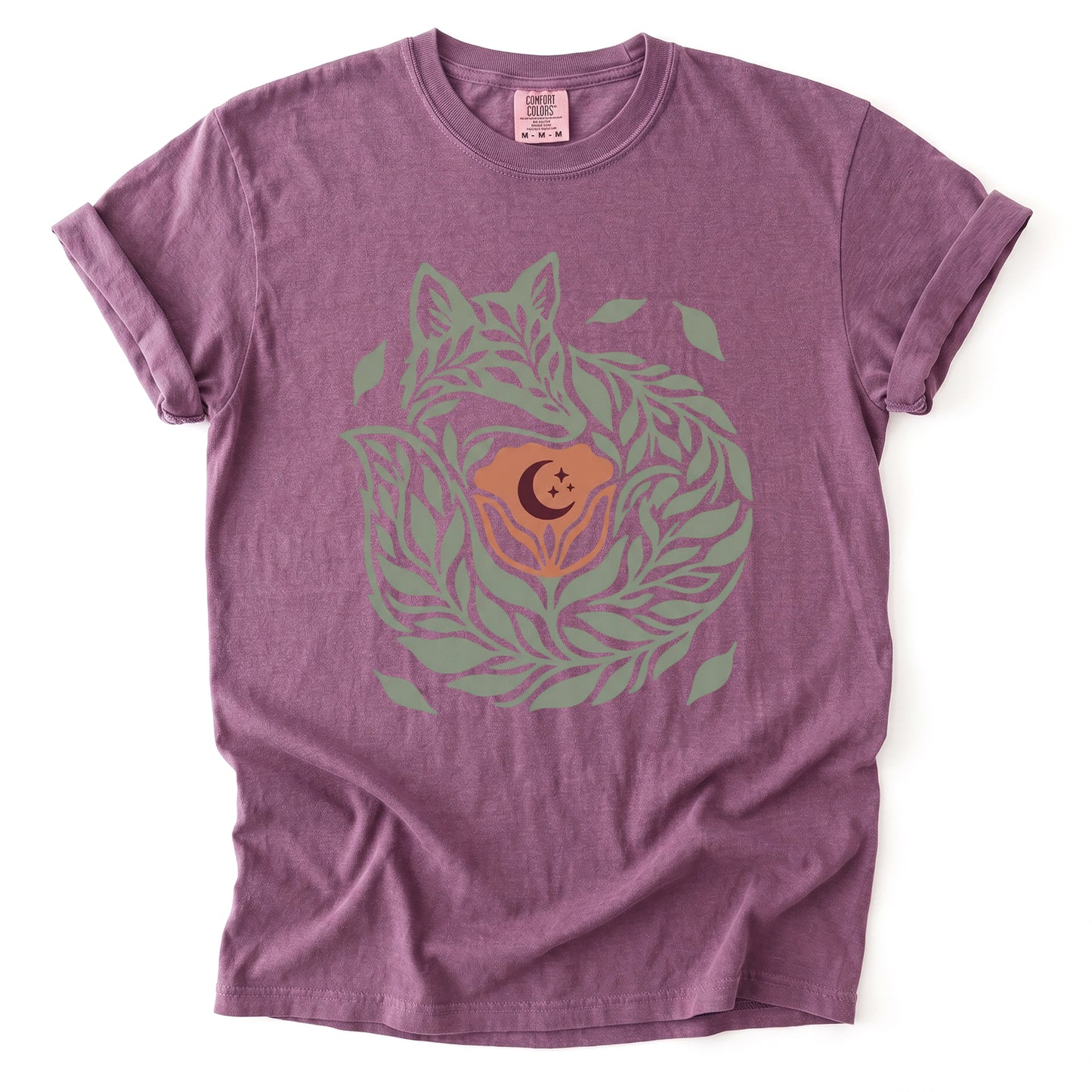 Leaf Fox Vintage Washed T-Shirt