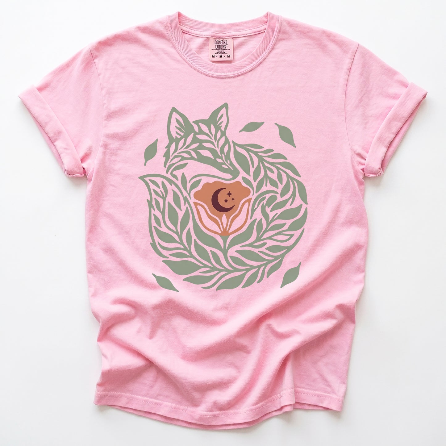 Leaf Fox Vintage Washed T-Shirt