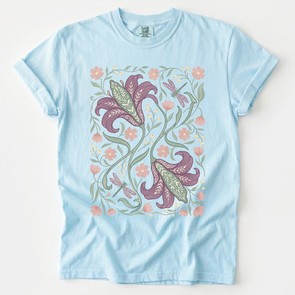 Lily & Dragonfly Vintage Washed T-Shirt
