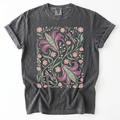 Lily & Dragonfly Vintage Washed T-Shirt
