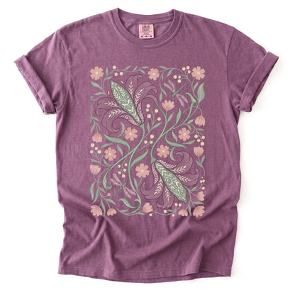 Lily & Dragonfly Vintage Washed T-Shirt