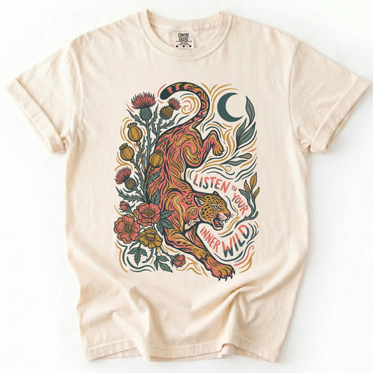Listen To Your Inner Wild Vintage Washed T-Shirt