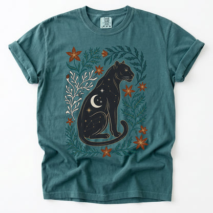 Majestic Black Panther Vintage Washed T-Shirt