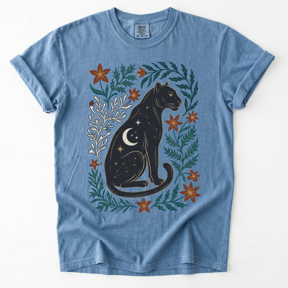 Majestic Black Panther Vintage Washed T-Shirt
