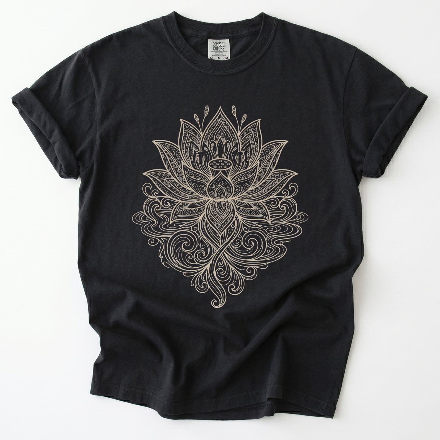 Mandala Lotus Vintage Washed T-Shirt