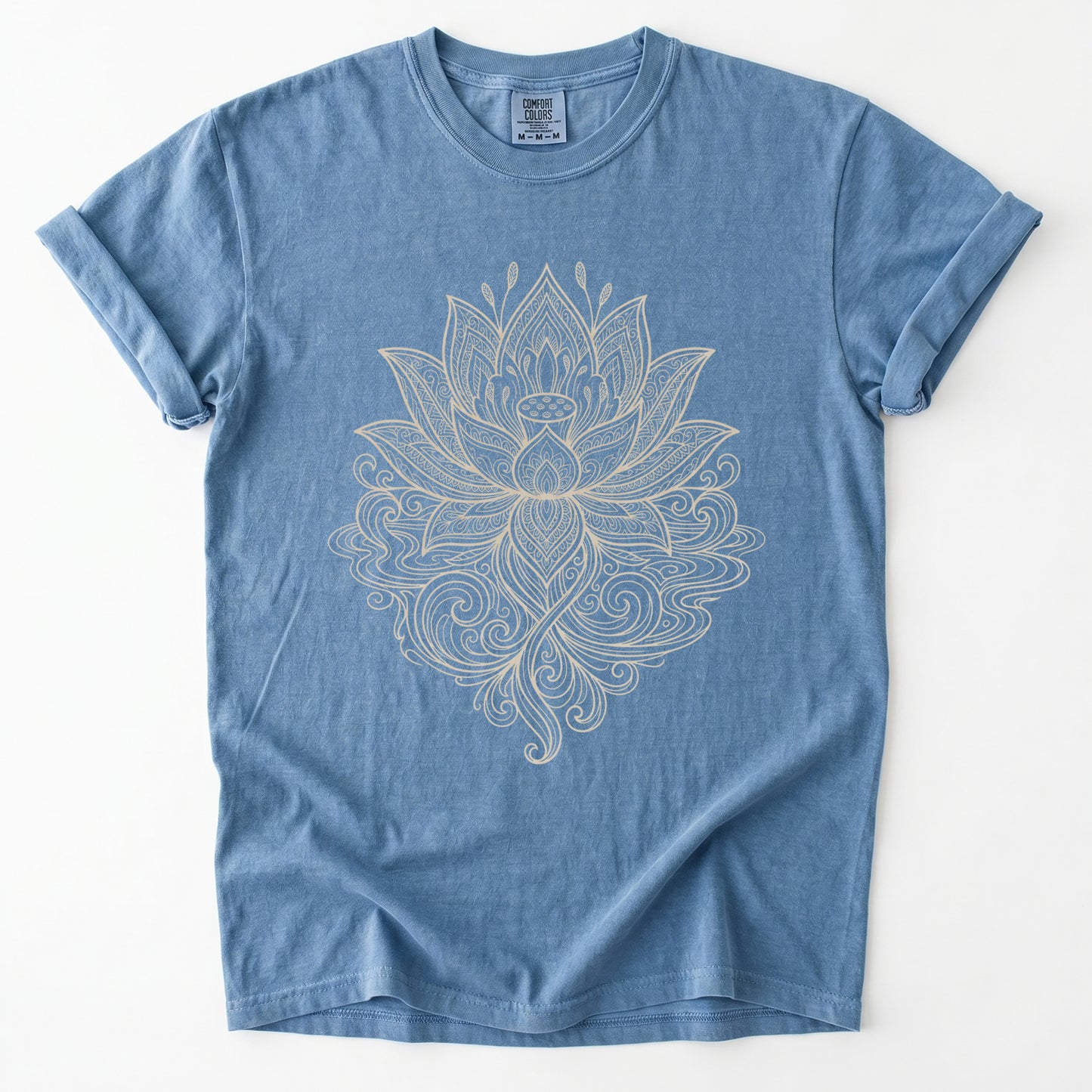 Mandala Lotus Vintage Washed T-Shirt