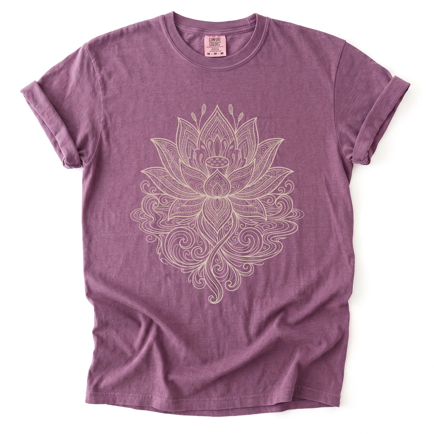 Mandala Lotus Vintage Washed T-Shirt