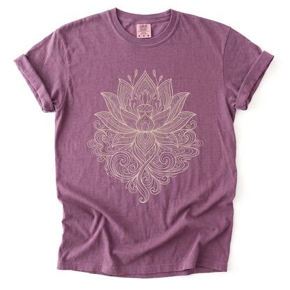 Mandala Lotus Vintage Washed T-Shirt