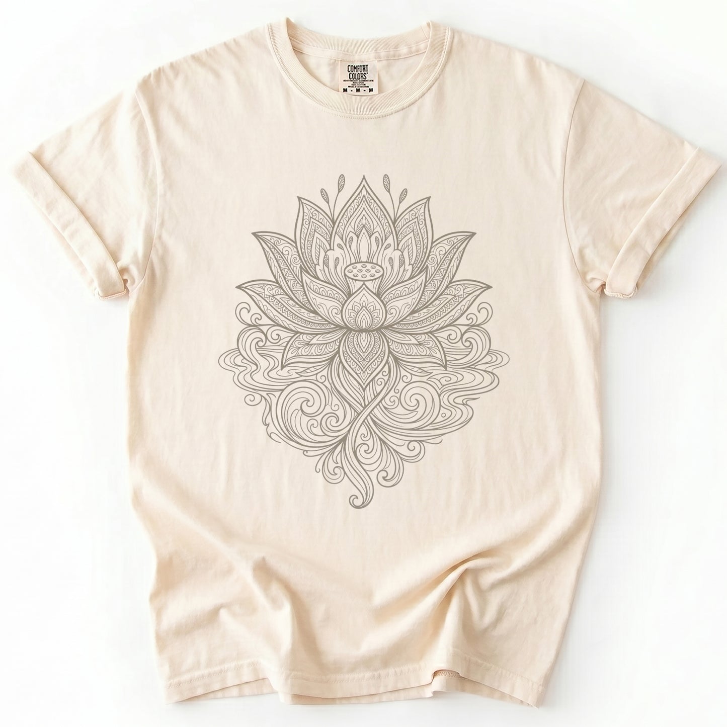 Mandala Lotus Vintage Washed T-Shirt
