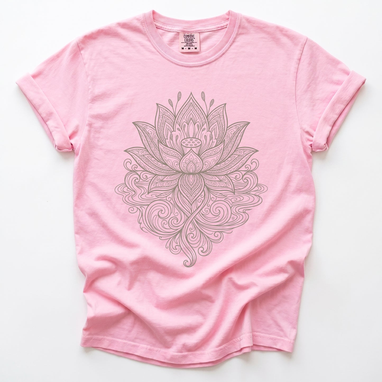Mandala Lotus Vintage Washed T-Shirt