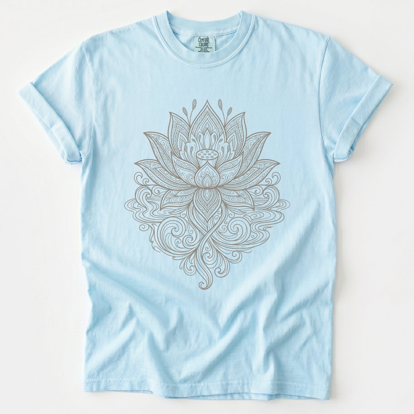 Mandala Lotus Vintage Washed T-Shirt
