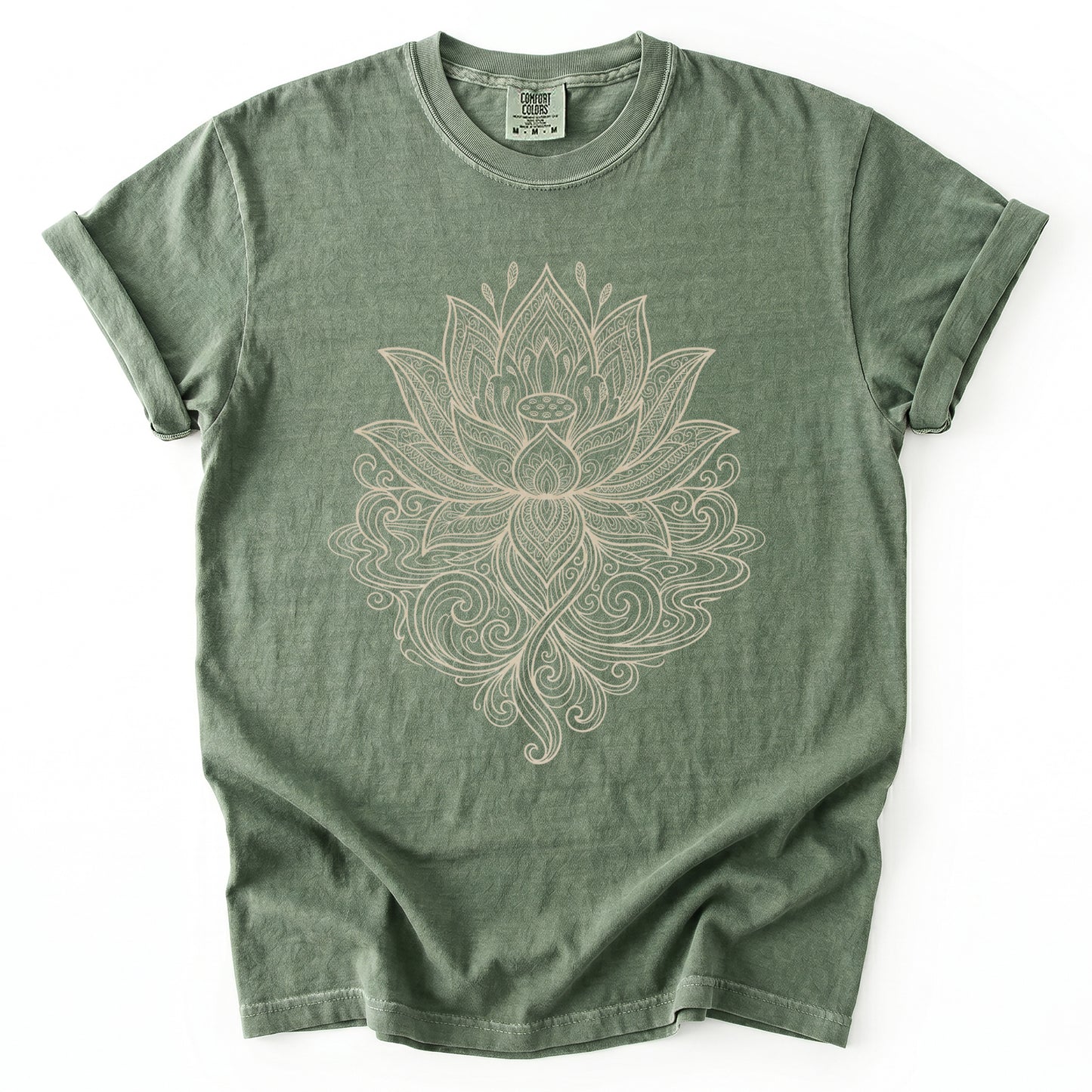 Mandala Lotus Vintage Washed T-Shirt