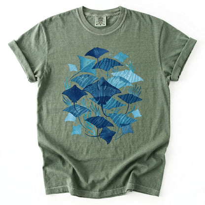 Coastal Manta Ray Heavyweight T-Shirt