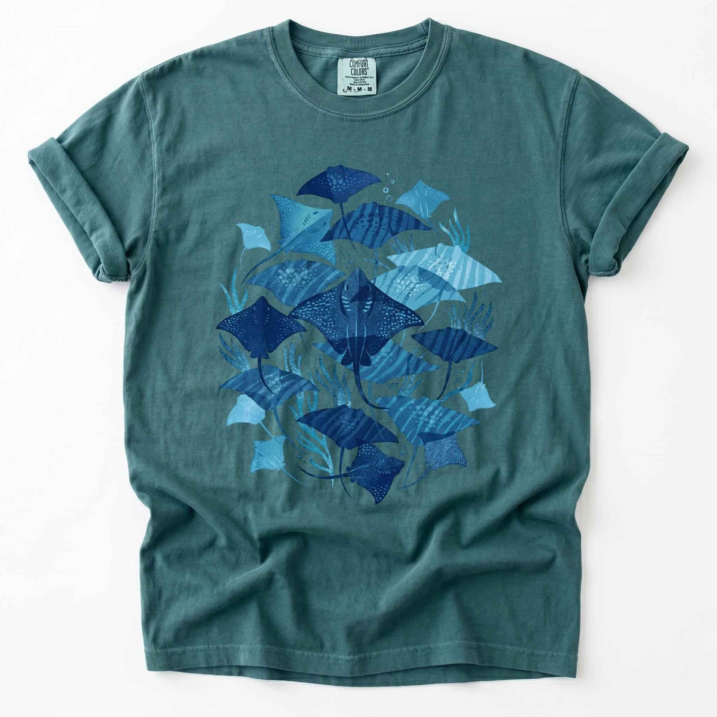Coastal Manta Ray Heavyweight T-Shirt