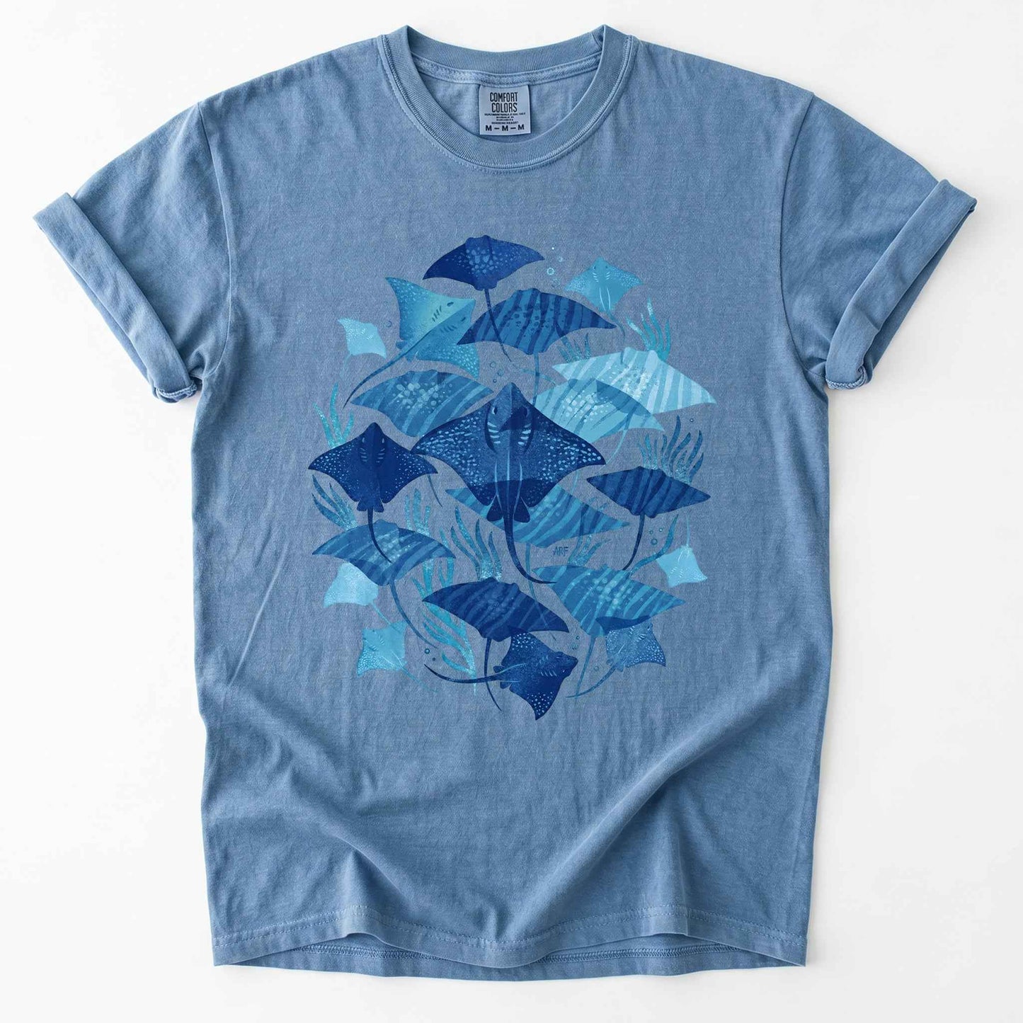 Coastal Manta Ray Heavyweight T-Shirt