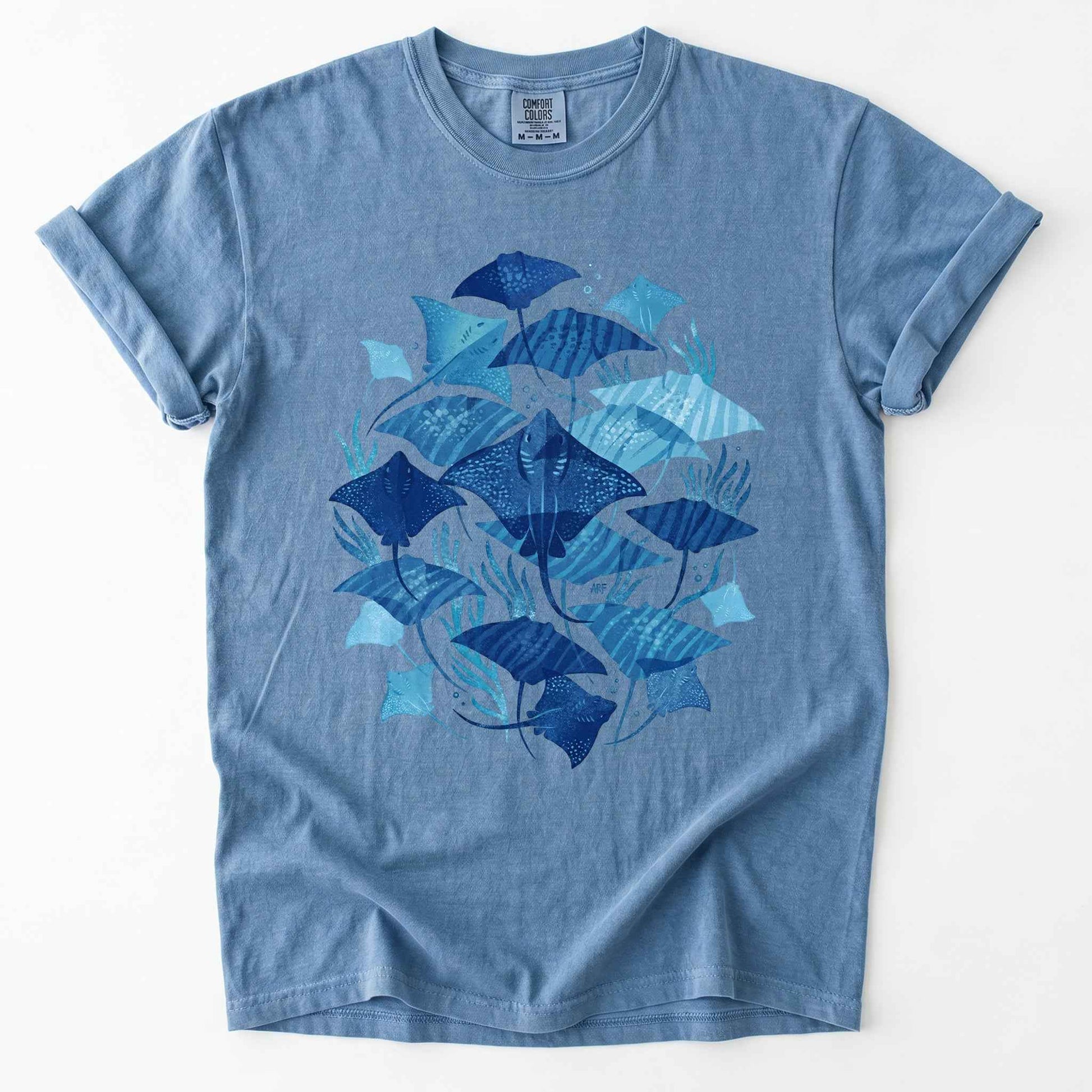 Coastal Manta Ray Heavyweight T-Shirt