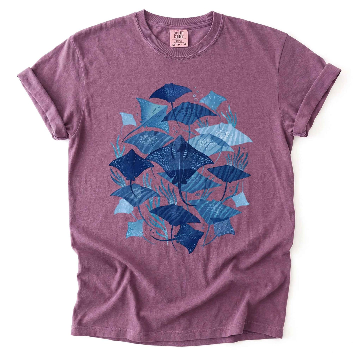 Coastal Manta Ray Heavyweight T-Shirt