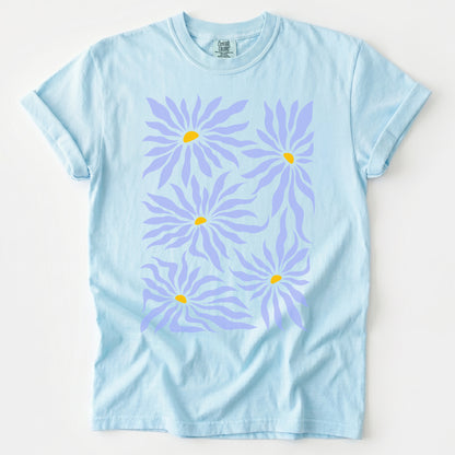 Abstract Matisse Floral Heavyweight T-Shirt