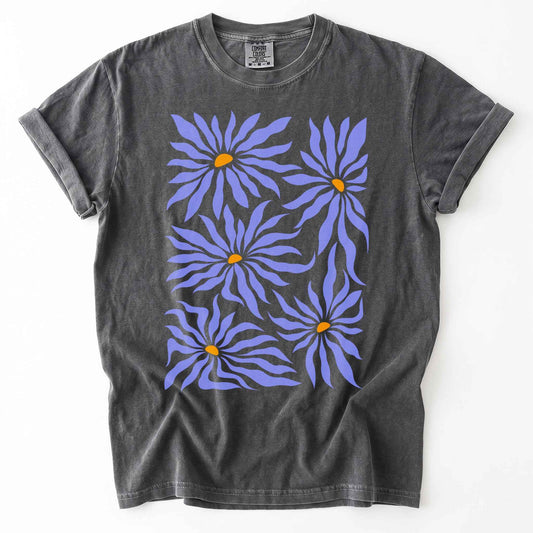 Abstract Matisse Floral Heavyweight T-Shirt