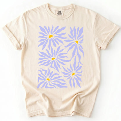 Abstract Matisse Floral Heavyweight T-Shirt